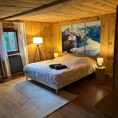 Apartment Avec Jardin Et Vue Panoramique Montblanc